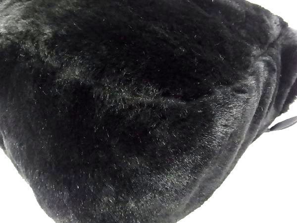 1円 DOLCE&GABBANA ドルチェ&ガッバーナ ファー トートバッグ ショルダーバッグ 肩掛け レディースブラック系 AH1172オキ