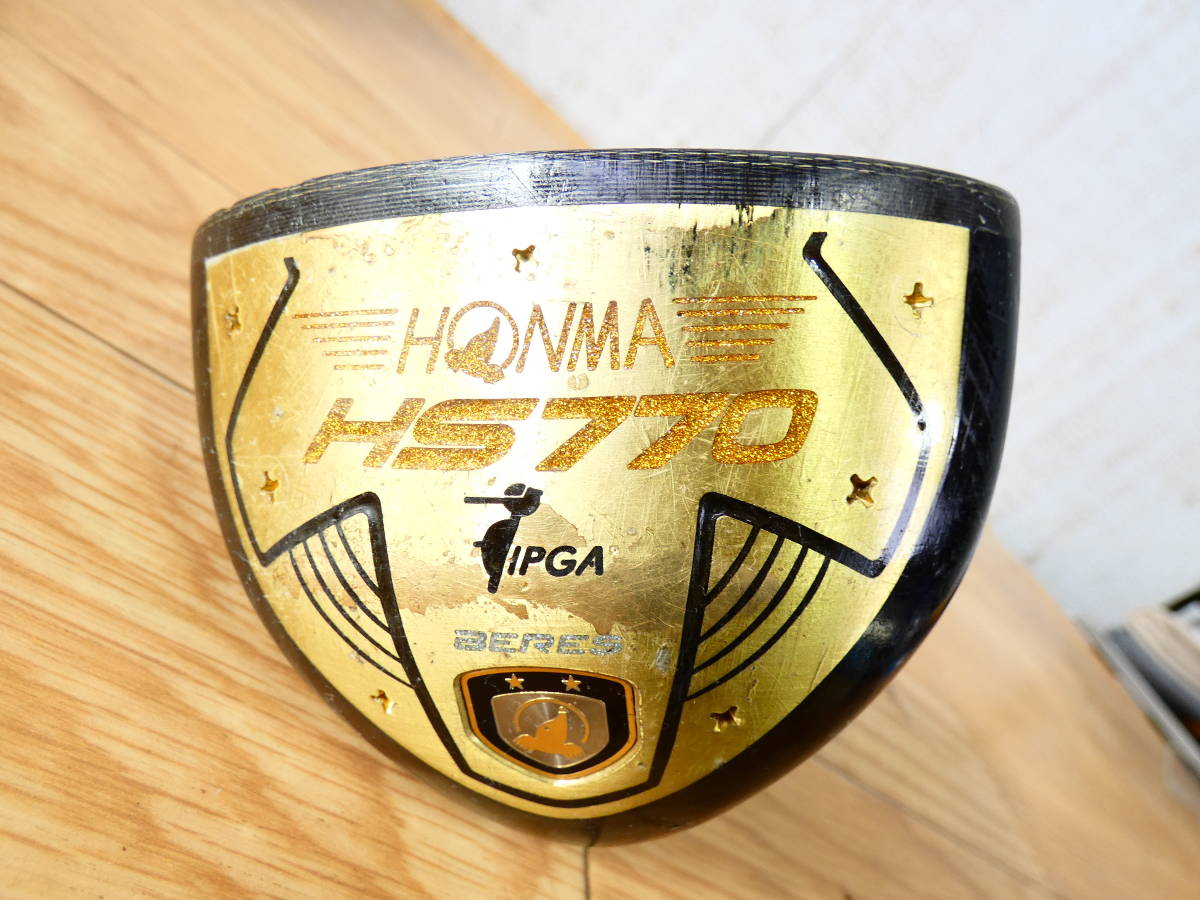 □HONMA ホンマ パークゴルフクラブ HS770 BERES 約517g IPGA 現状品