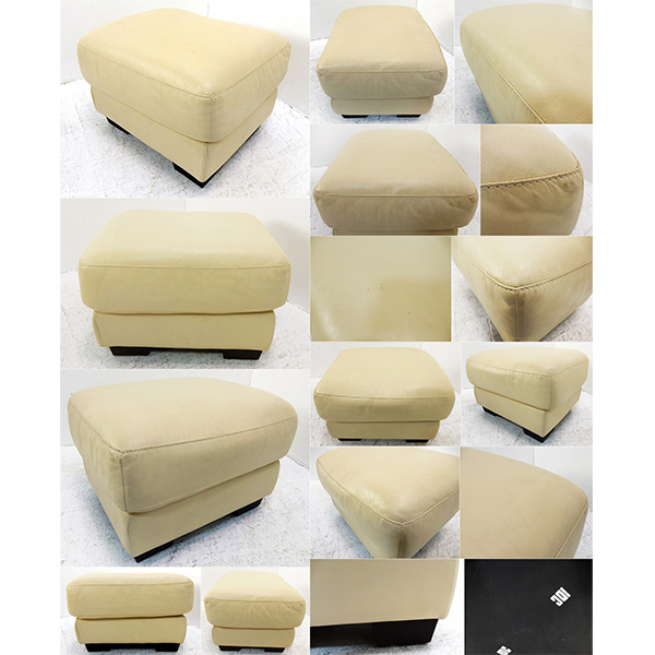 IDC大塚家具 本革 オットマン モダンデザイン IDC大塚家具本革