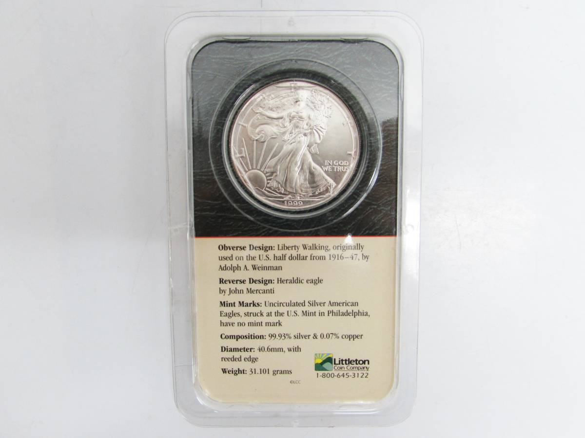 0 Liberty Dollar P D of 1999 LIBERTY リバティコイン ONE DOLLAR 1