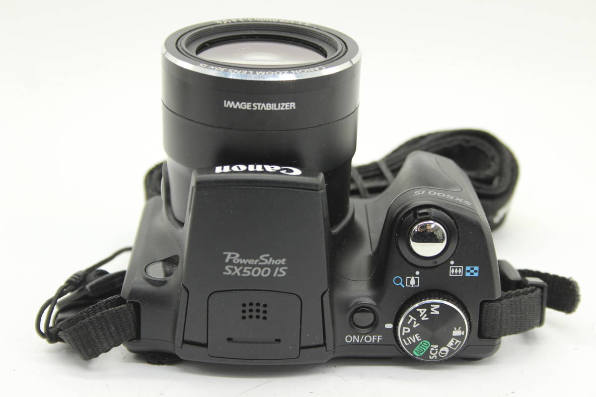 返品保証】【元箱付き】キャノン Canon PowerShot SX500 IS ブラック