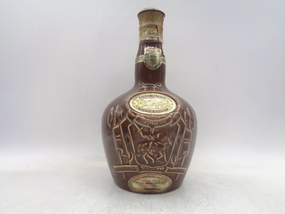 ロイヤルサルート　21年　古酒 ROYAL SALUTE 21年 ロイヤルサルート 21年 スコッチ ウイスキー 陶器