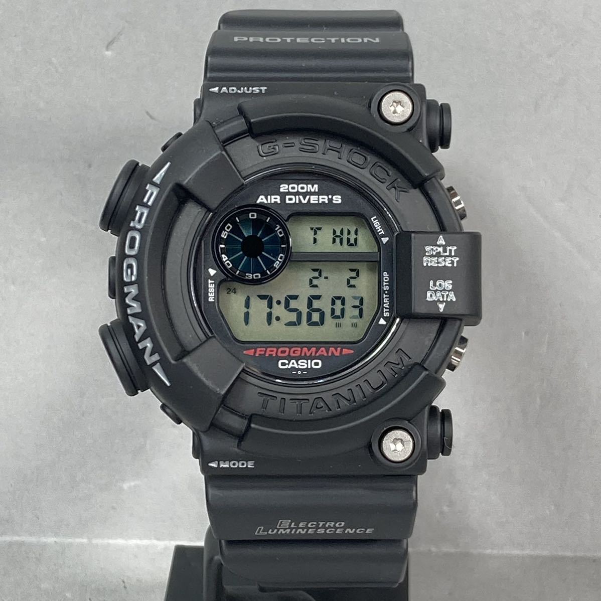 G-SHOCK FROGMAN メンインブラック