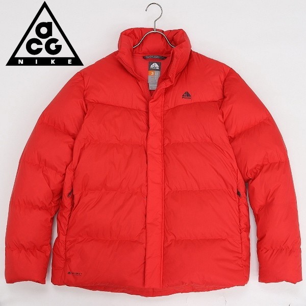 NIKE ACG ナイキ NO-SEW 550フィル ダウン ジャケット 赤 レッド NIKE ACG ナイキ NO-SEW 550フィル ダウン ジャケット 赤 レッド