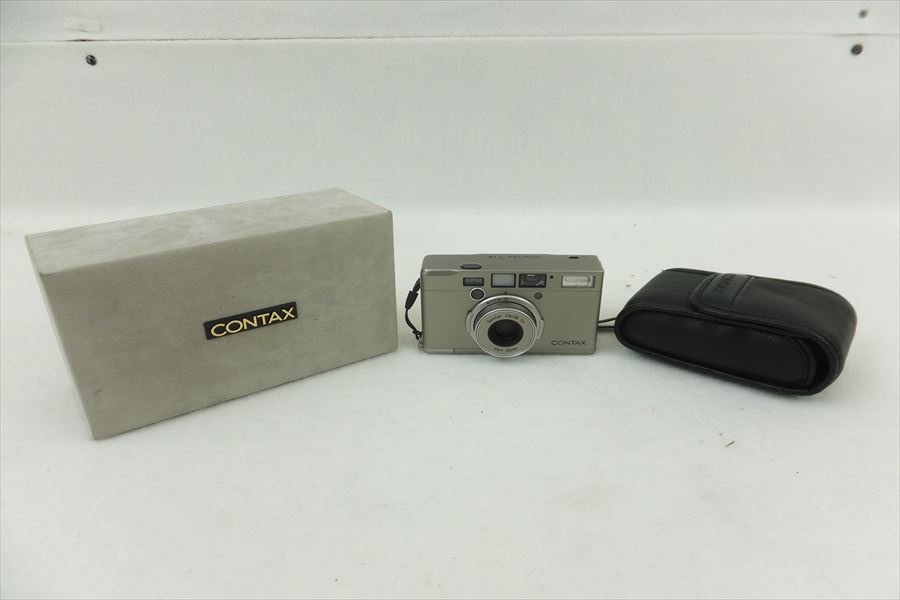 ▽ CONTAX コンタックス T ix コンパクトカメラ 元箱付き ソフトケース