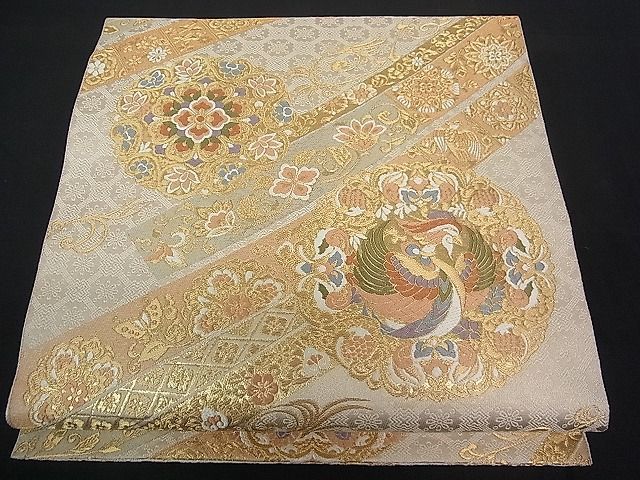 六通柄袋帯 服部織物謹製 唐織 着物屋こころ□西陣 平和屋-こころ店