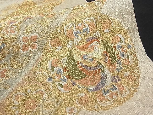 六通柄袋帯 服部織物謹製 唐織 着物屋こころ□西陣 平和屋-こころ店