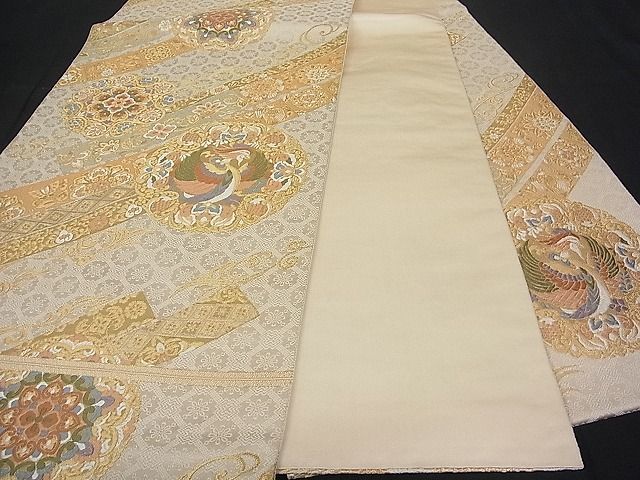 六通柄袋帯 服部織物謹製 唐織 着物屋こころ□西陣 平和屋-こころ店