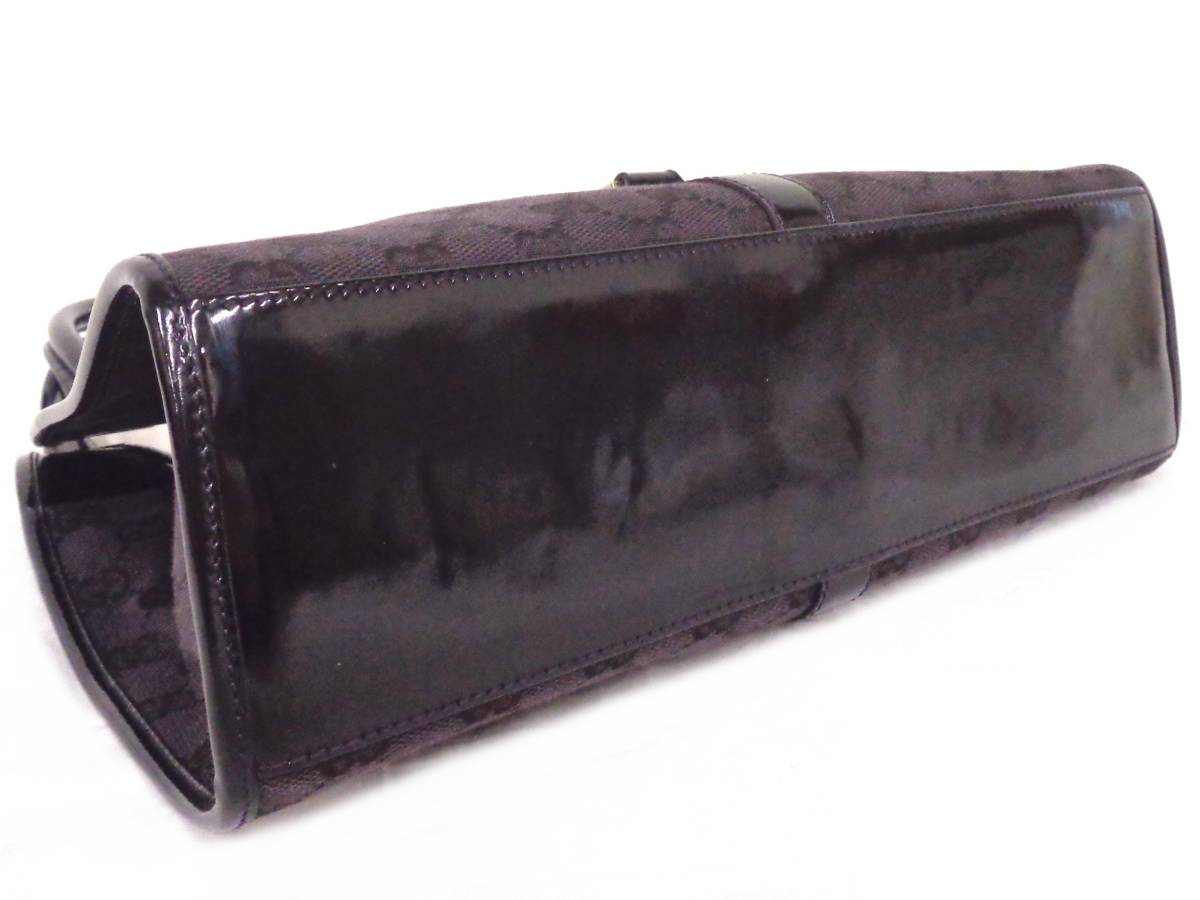 APA578●【GUCCI/グッチ】ジャッキー GG ショルダー/ハンドバッグ 002 1067 1705 黒×茶 ■NJ907