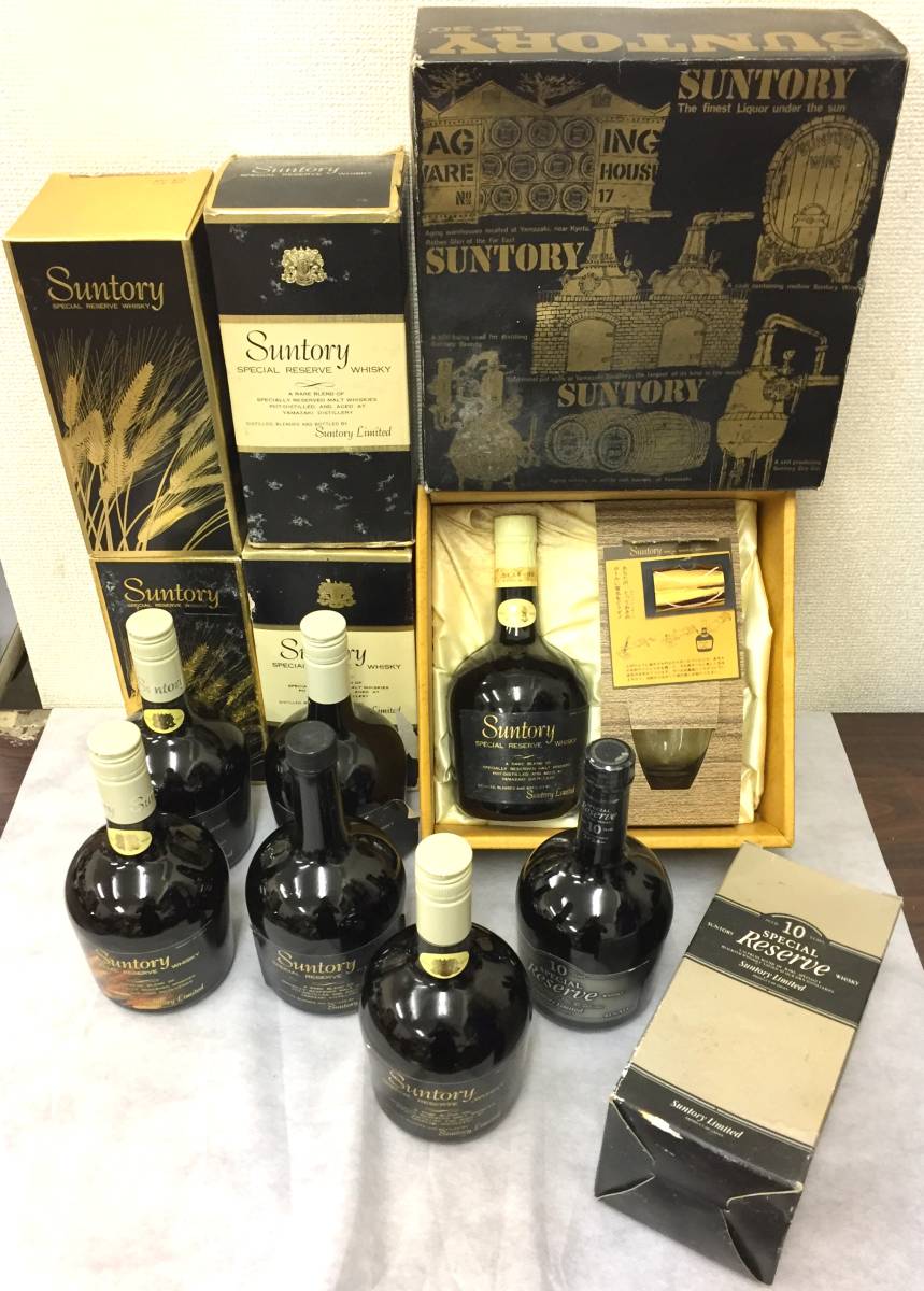 Suntory Special Reserve Whisky 10本セット 1円~SUNTORY WHISKY RESERVE スペシャル リザーブ 6本+スペシャル