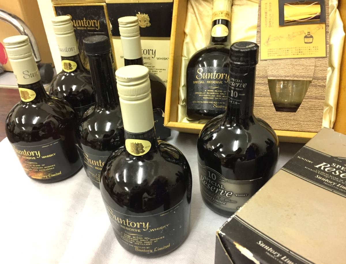 1円~SUNTORY WHISKY RESERVE スペシャル リザーブ 6本+スペシャル