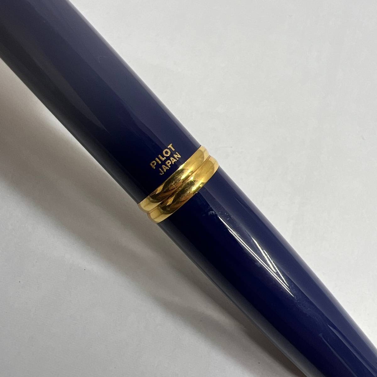 パイロット PILOT ノック式 万年筆 ペン先 18K 750 〈F〉 ブルー