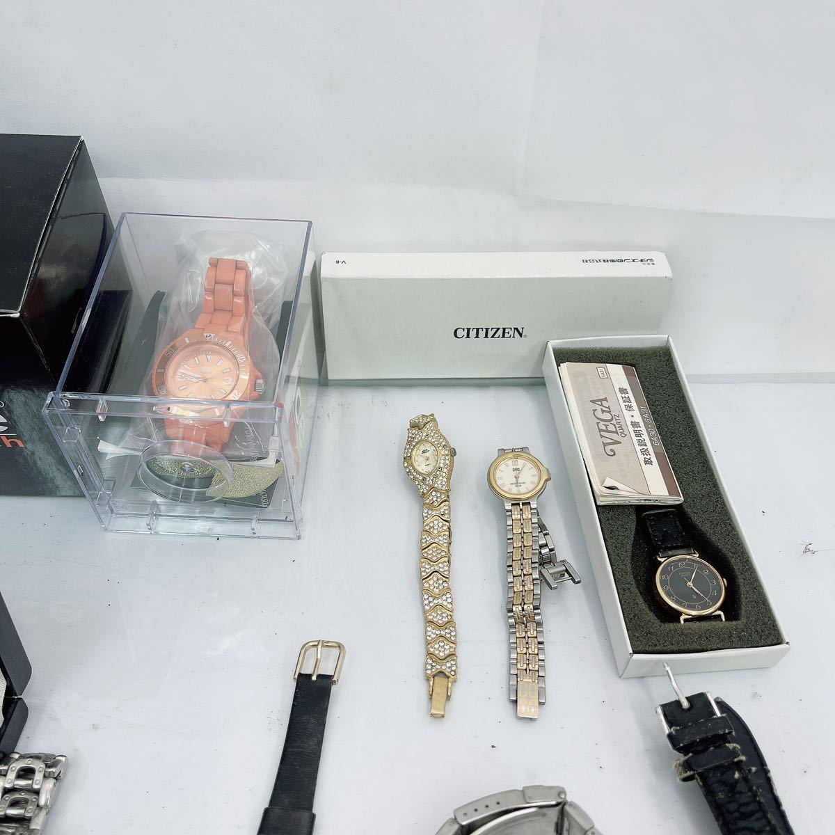 1SB 97 1円〜 時計まとめ 大量 48本セイコーCITIZEN PIERRE BALMAIN 