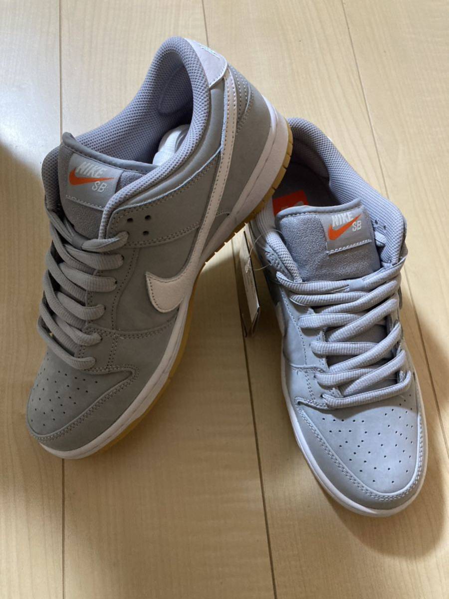 Nike SB Dunk Low Orange Label Grey Gum ナイキ SB ダンク ロー オレンジレーベル グレーガム28cm
