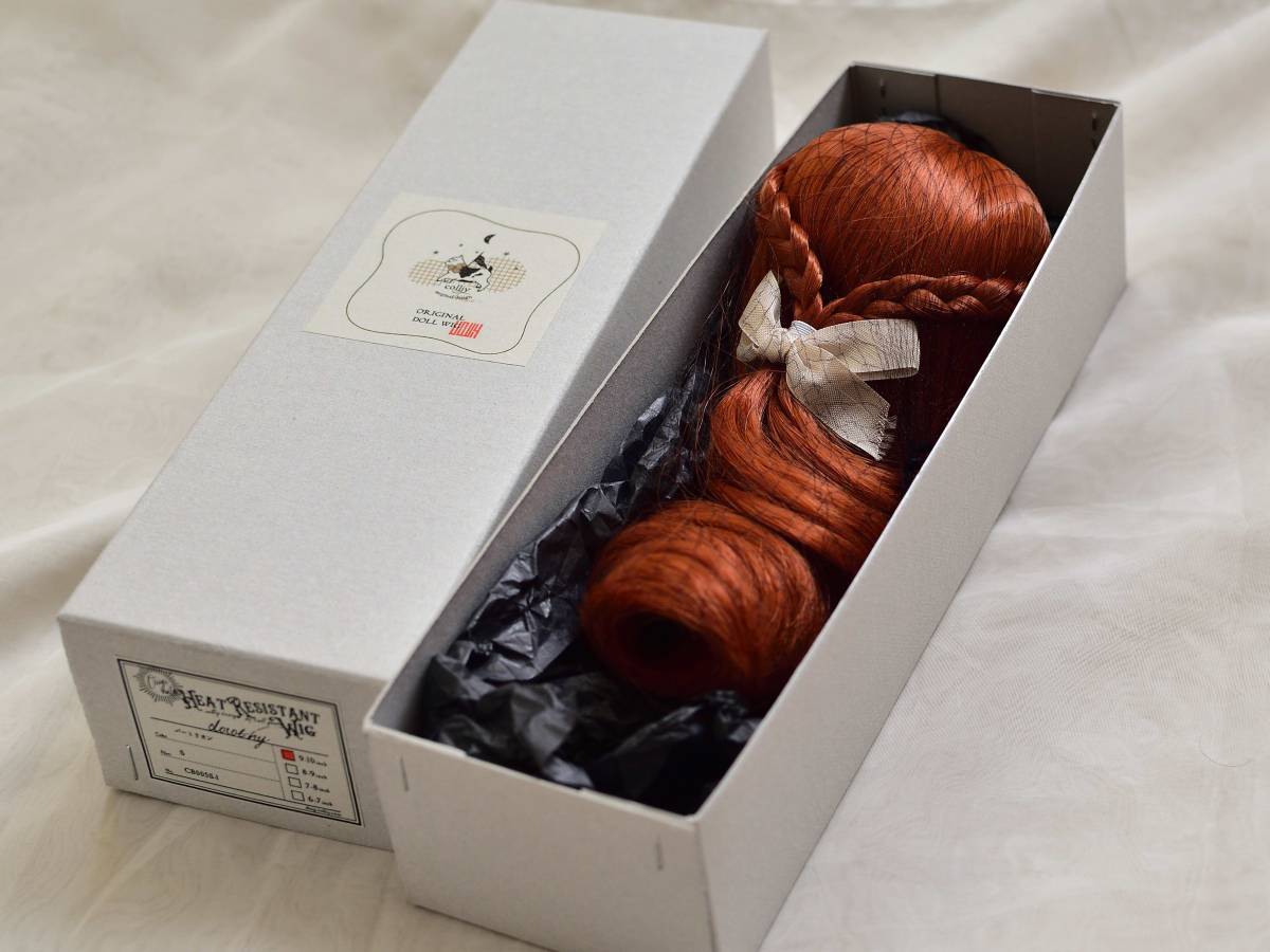 Colliy様製 SDサイズウィッグ（9-10inch）Dorothy バーミリオン