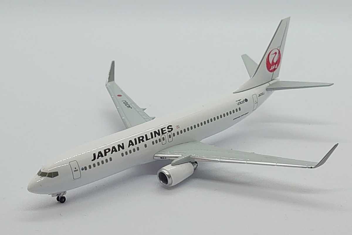 JALUX ジャルックス JAL 日本航空 BOEING ボーイング 737-800 レジ番 JA312J 1/400 スタンド付 送料込み