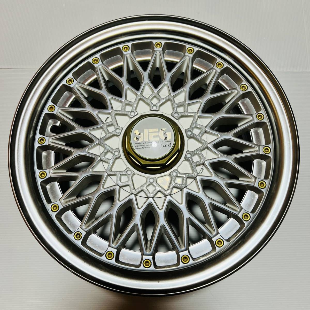1円〜】BRIDGESTONE SIEG 14×6JJ+22 MADE IN JAPAN アルミホイール1本 