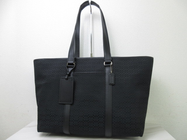 未使用保管品 コーチ COACH シグネチャー トートバッグ ショルダー 
