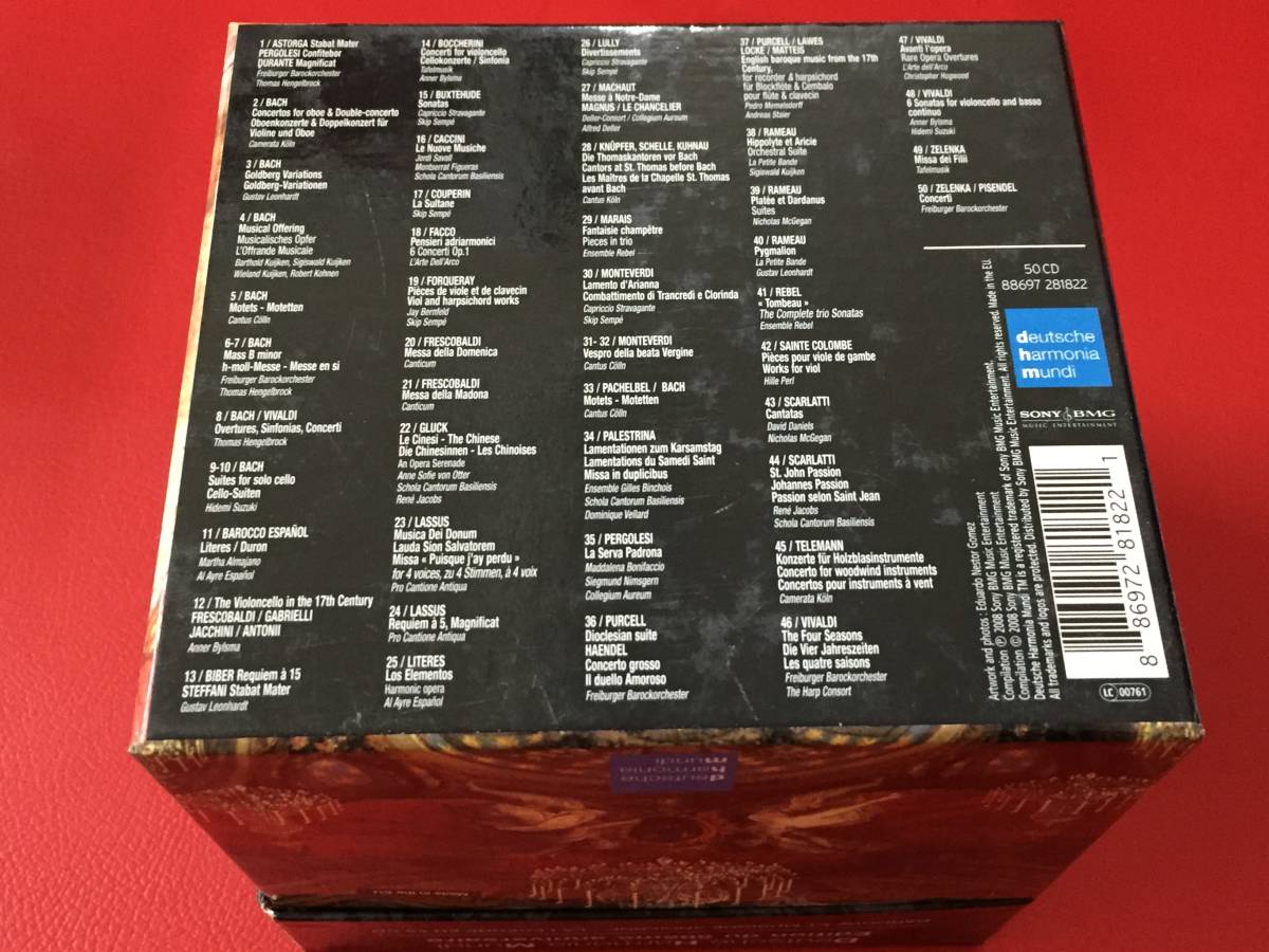 EU盤 DHM 50TH ANNIVERSARY BOX ドイツ ハルモニア ムンディ 50周年