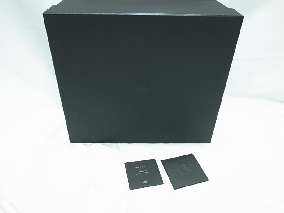 希少！エルメス 空箱 バーキン ソーブラック30 内寸 38×33×18 空き