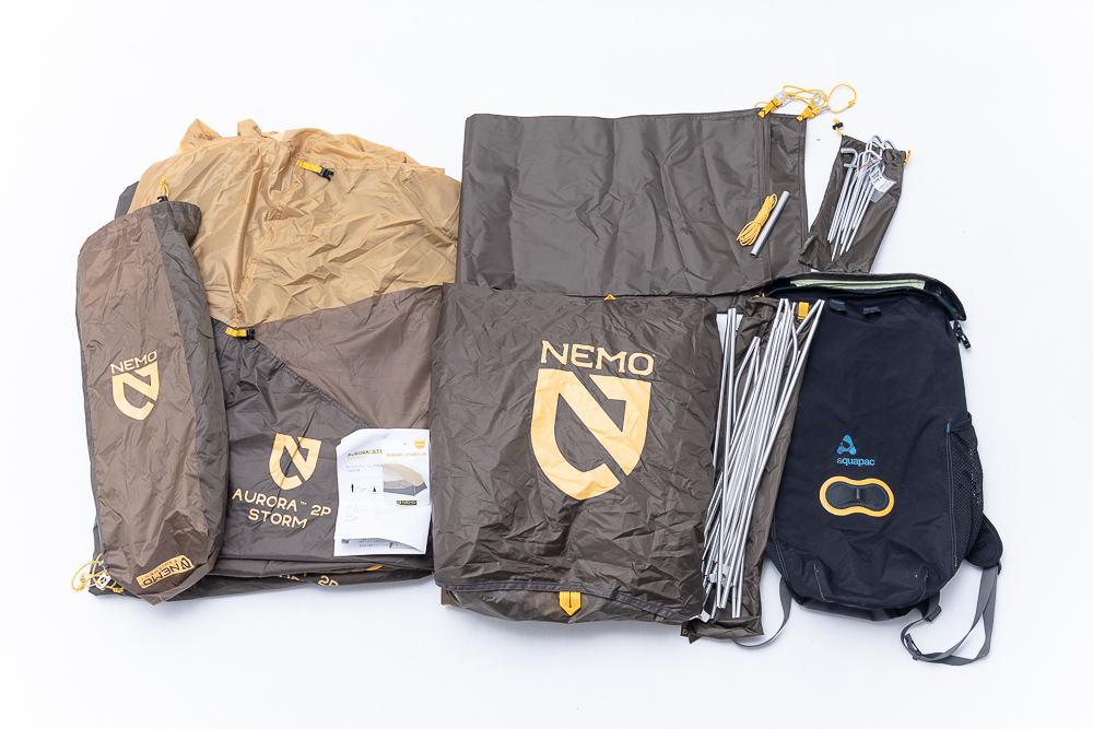 NEMO AURORA STORM 2P 2人用テント ＋ aquapac バックパック ニーモ