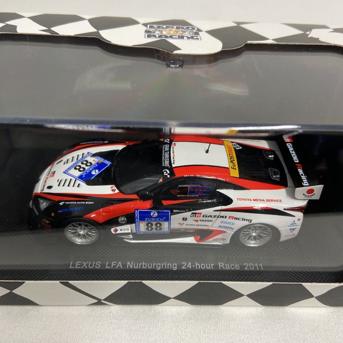 EBBRO 1/43 LEXUS LFA Nurburgring 24h Race 2011年 #88 エブロ