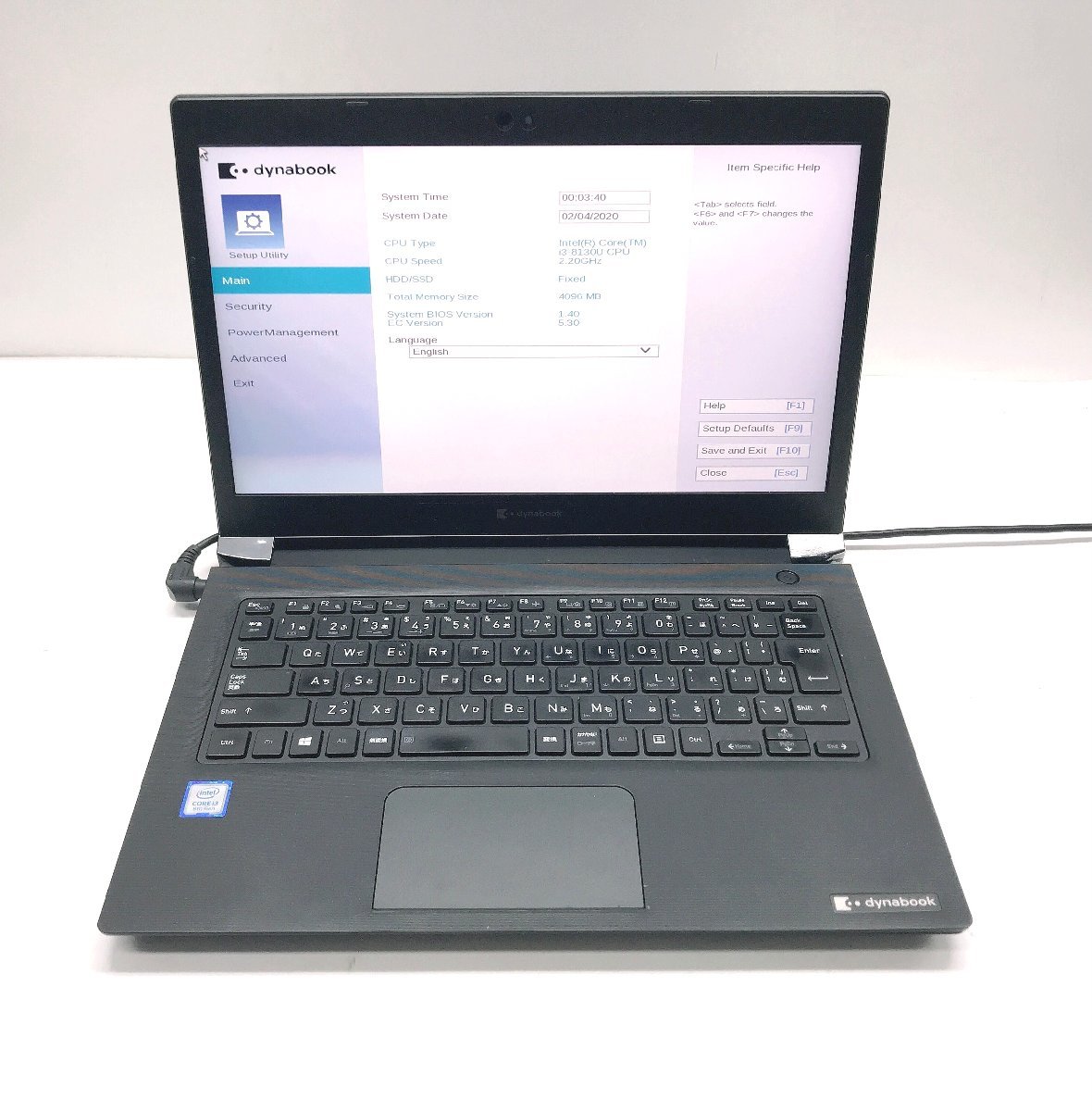 Dynabook/dynabook S73DP/Core i5-8250U/第8世代/SSD256GB/メモリ8GB