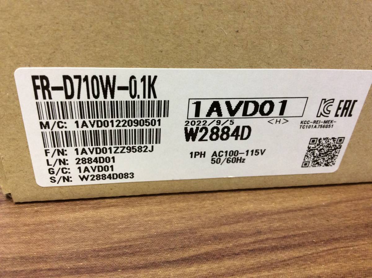 【限定SALE，定番】 AH-0103 品 MITSUBISHI 三菱電機 インバータ FR-D710W-0.1K(その他)｜売買されたオークション情報、yahooの商品情報をアーカイブ公開 - オークファン その他