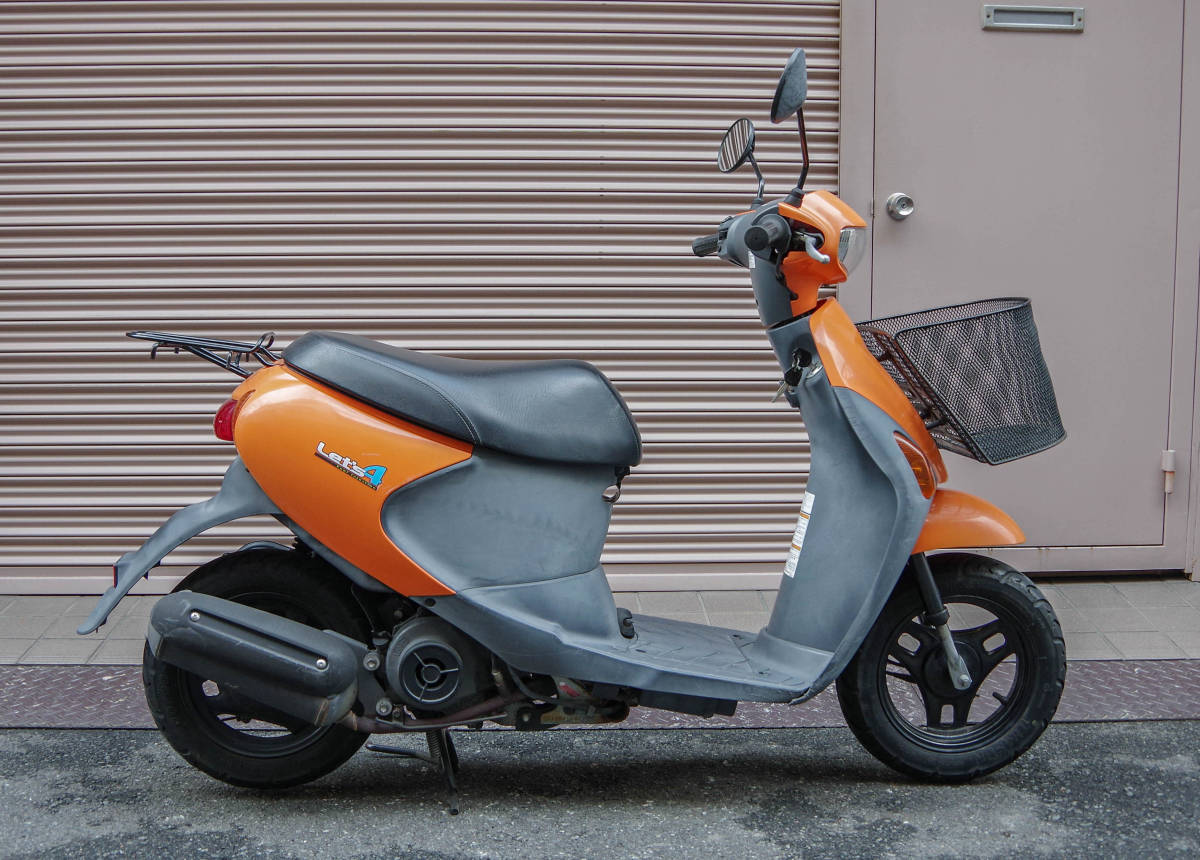 SUZUKI 売り切り!! 実働ベース・部品取りにどうぞ レッツ4 (CA45A