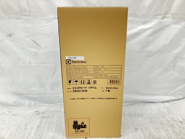 エレクトロラックス ZB3513DB エルゴラピード・リチウム 掃除機