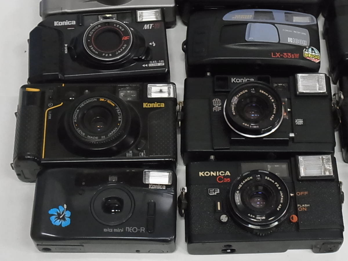 ☆訳あり特価☆コンパクトフィルムカメラ 32個 まとめ売り 0501-4