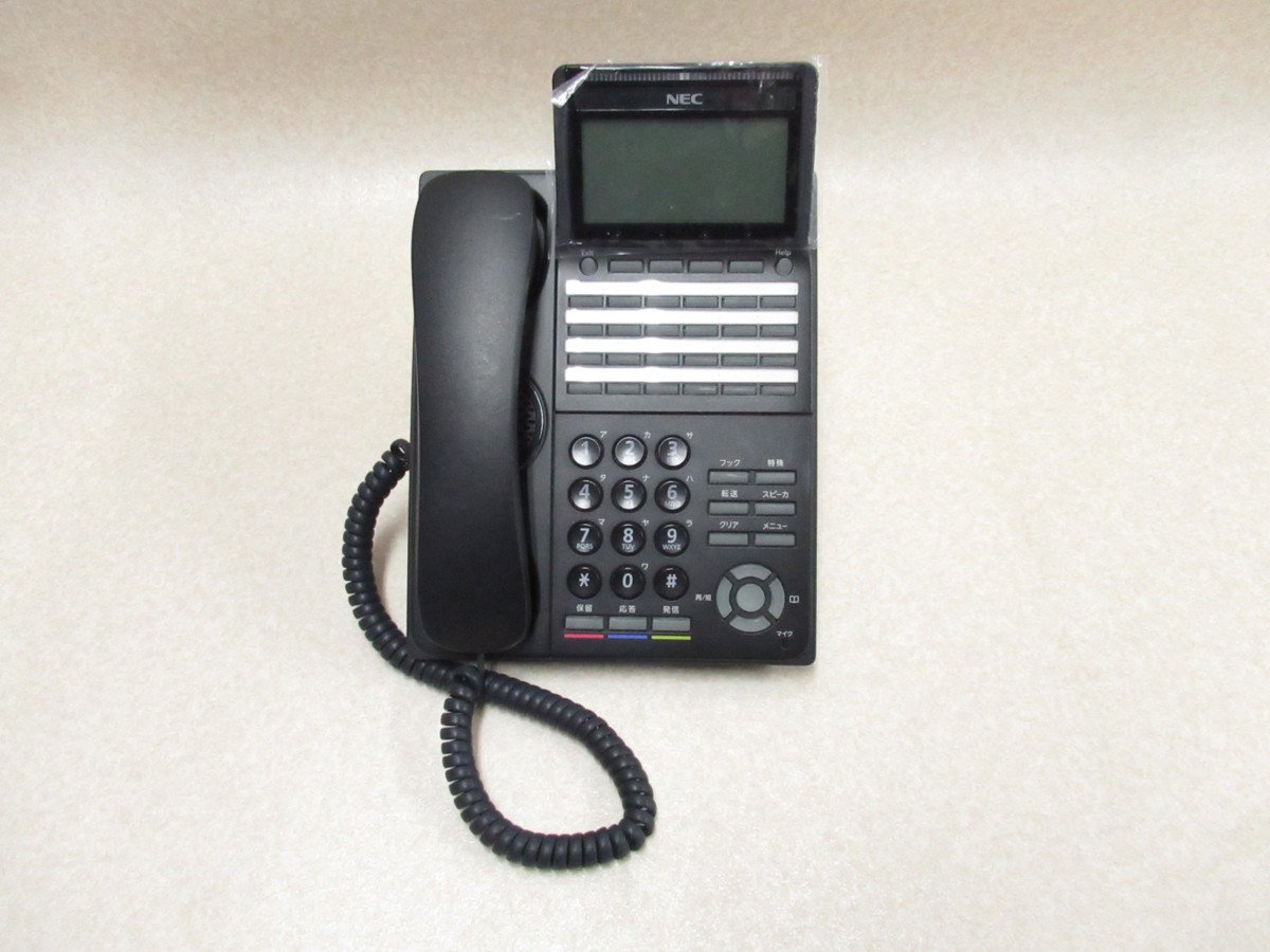  ZZI1 854 保証有 キレイめ NEC UNIVERGE Aspire WX DTK-24D-1D(BK)TEL 24ボタン標準電話機 ・祝10000！取引突破！