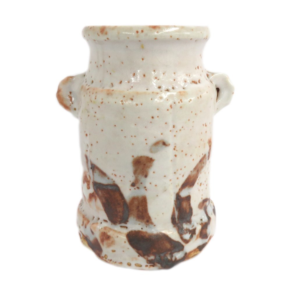 仙山窯花器志野花生