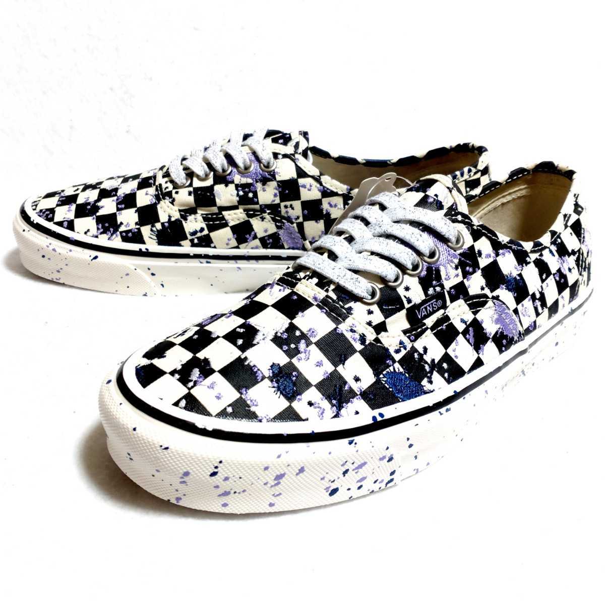 特価/未使用/VANS/AUTHENTIC/44Dx/バンズ/オーセンティック/スニーカー/8.5=26.5cm/black×white