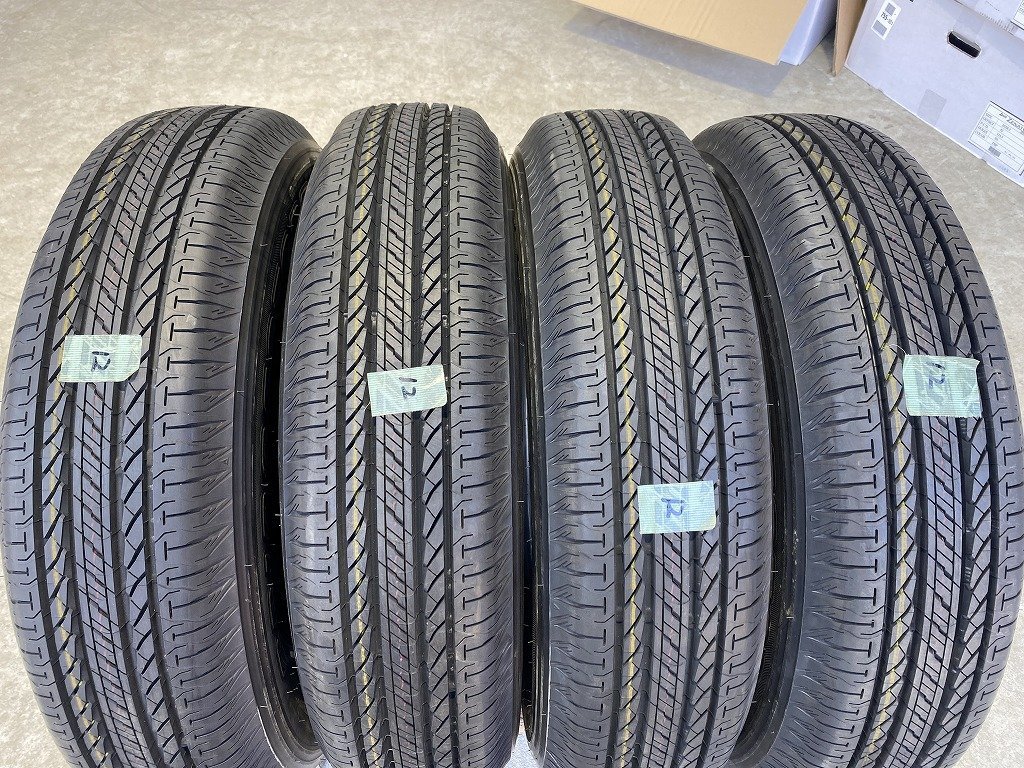 送料無料(業者宛て 営業所止め) 2022年製造 新車外し 4本 ★ スズキ ジムニー 純正タイヤ (12) ブリヂストン デューラー H/L 852 175/80R16