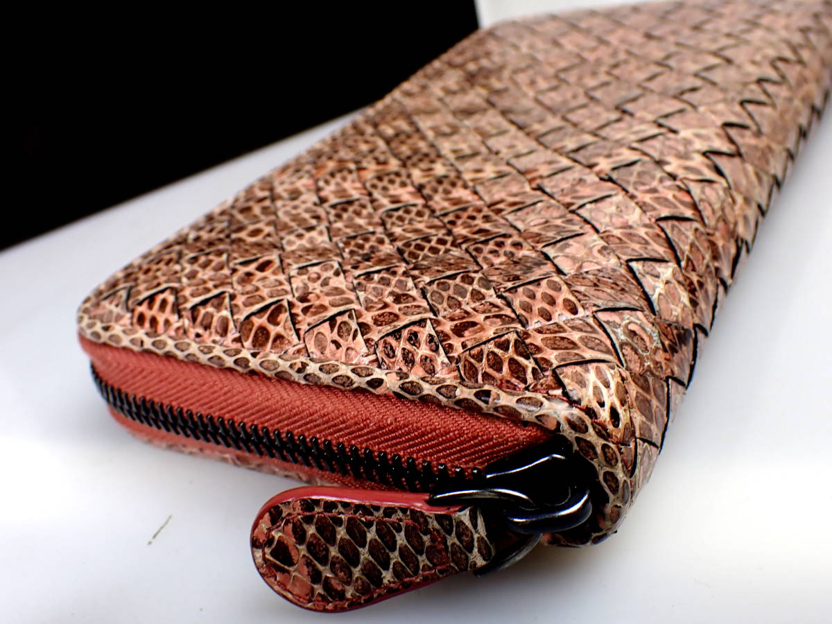 262A正規品☆BOTTEGA VENETAボッテガヴェネタ☆パイソン イントレ 