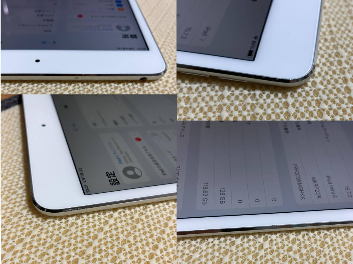 apple iPad mini 4 wifi 128GB シルバー 動作確認済み 【公式通販】