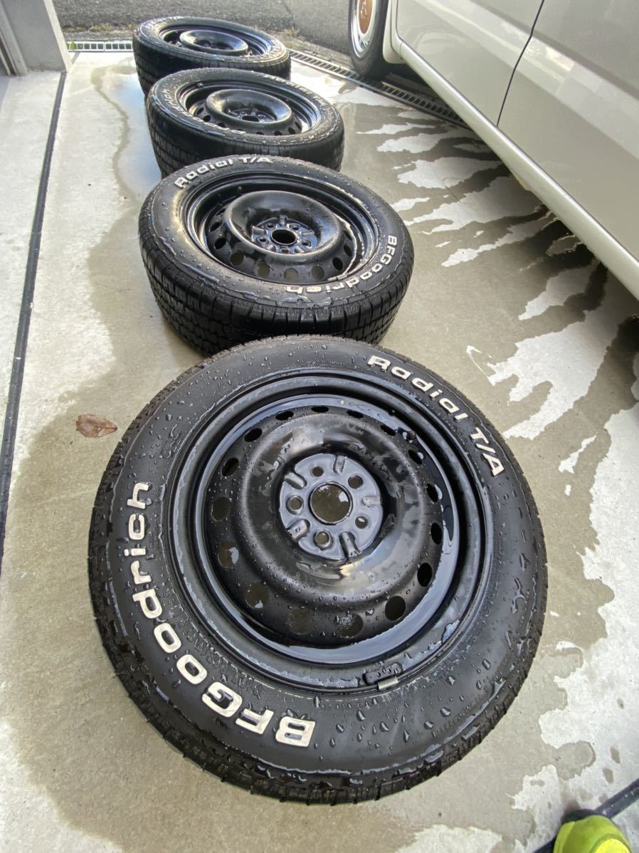 195⁄60R15 Radial T⁄A プリウスホイールBFグッドリッチ195/60R15鉄チン