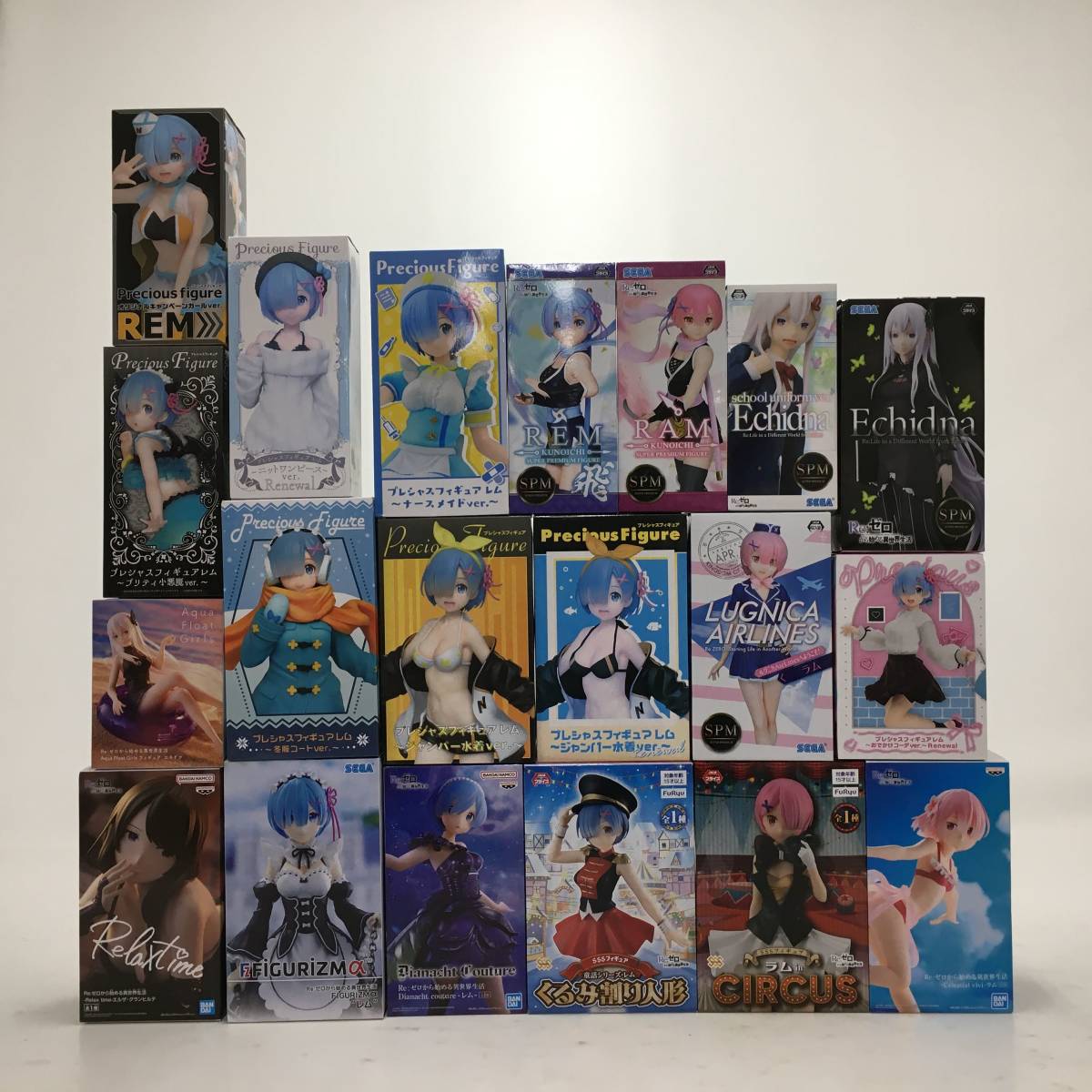Re:ゼロから始める異世界生活 リゼロ フィギュア 20点セット 開封品 