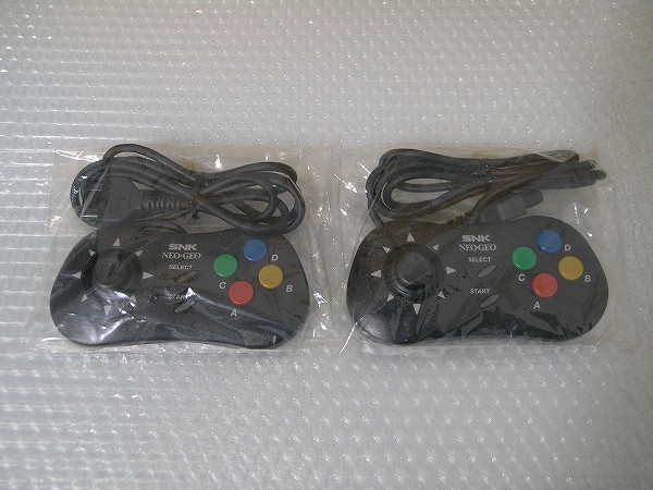 [即決] [未使用] [送料無料] NEOGEO ネオジオCDコントローラー パッド 2個セット