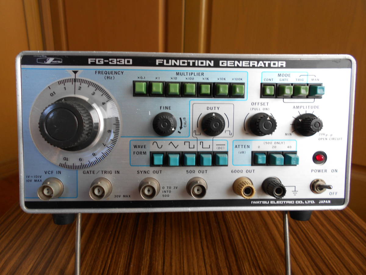 IWATSU ファンクションジェネレーター　FG-330 IWATSU ファクションジェネレーター FG-330 FG-330 ファンクション