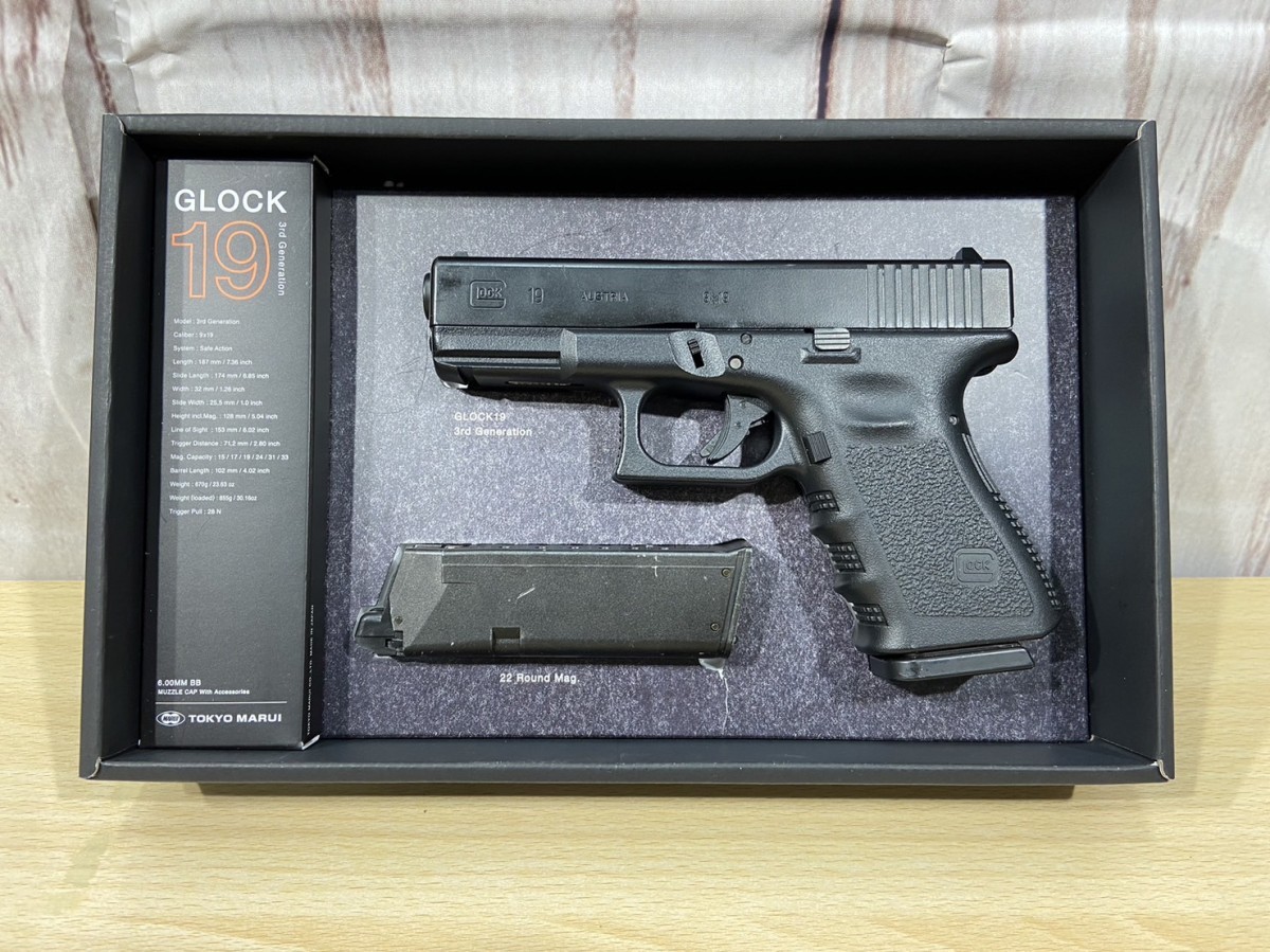 ジャンク品 TOKYO MARUI 東京マルイ GLOCK19 グロック19 サードジェネレーション