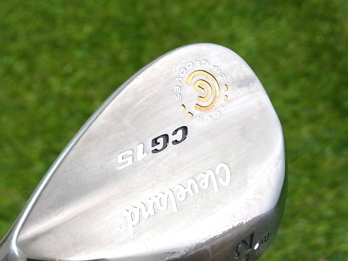 送料込み　☆　希少な62°　☆　Cleveland 　☆　CG 15　 ブラックパール　USモデル　 ☆　純正 TRACTION （WEDGE) 　スチールシャフト