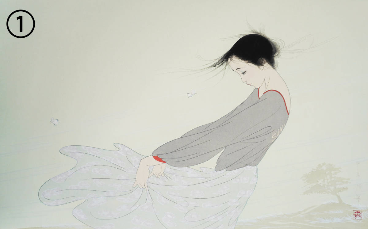 中島潔「木版画集」木版画 全5枚セット おまけ木版画1枚付き 真作保証