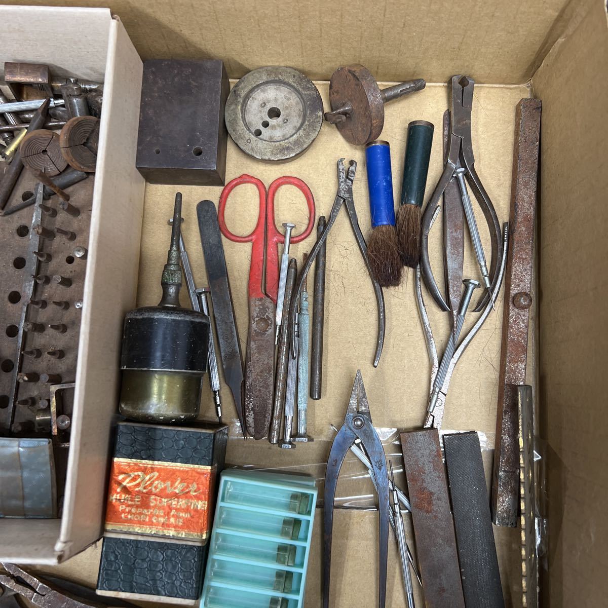 工具セット 古道具 時計工具 中古工具 鑢 手工具 色々 時計コレクター 