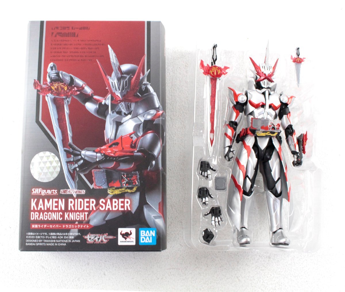 【中古・現状品】S.H.Figuarts フィギュアーツ 仮面ライダーセイバー ドラゴニックナイト 【取説欠品】：