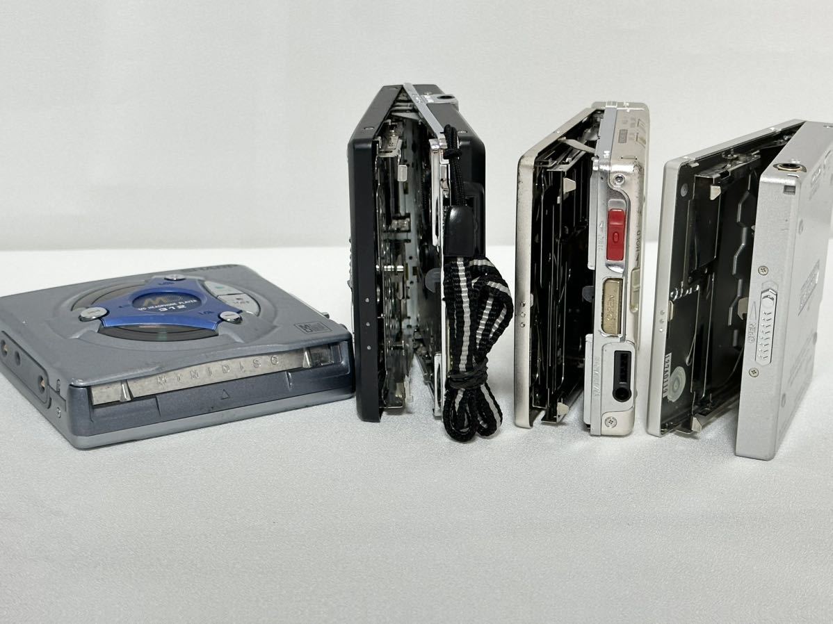 ジャンクMDウォークマン まとめ出品】ソニー MZ-R55 ビクター XM-PX601