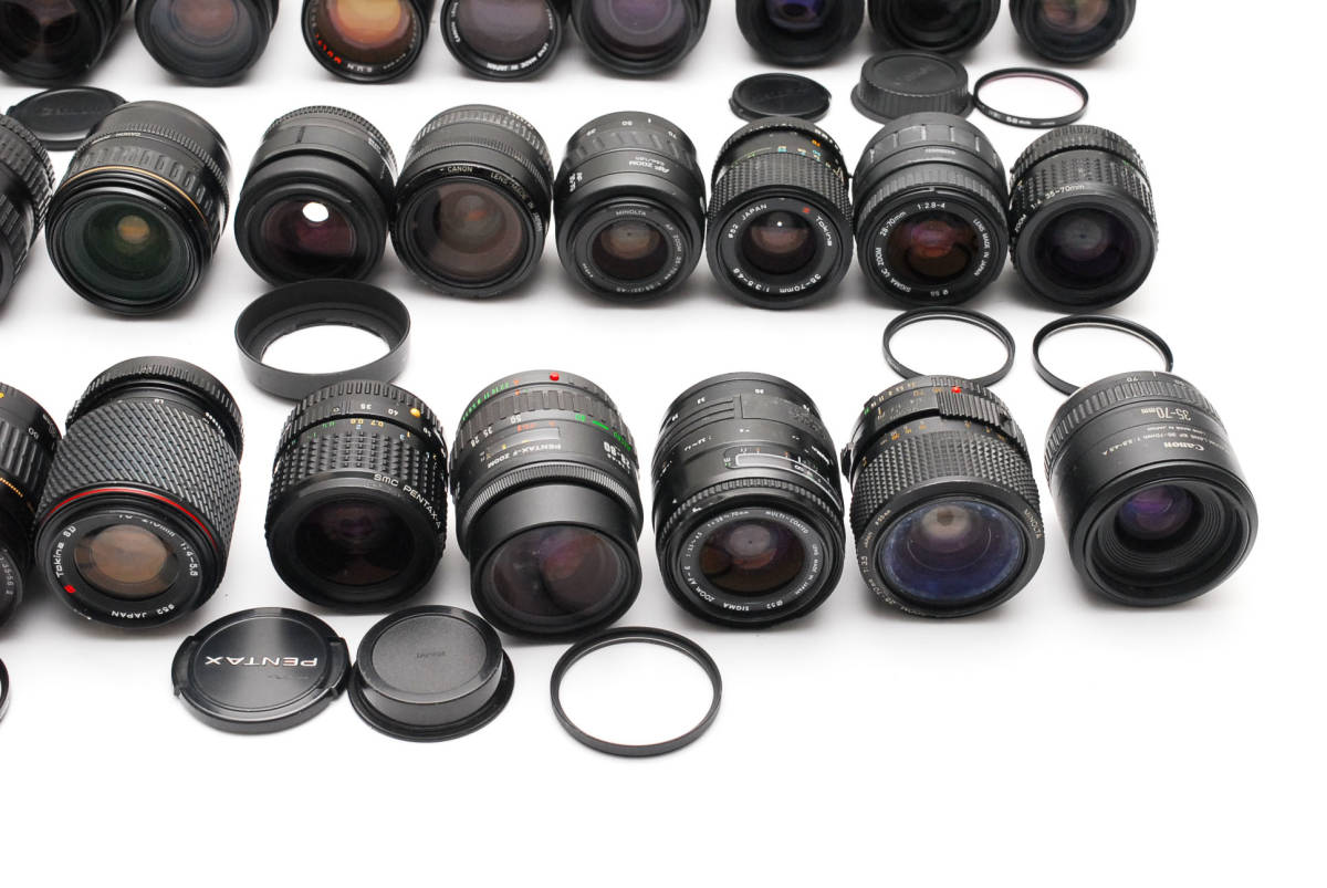 ジャンク カメラレンズ 8本セット まとめ売り - メルカリ