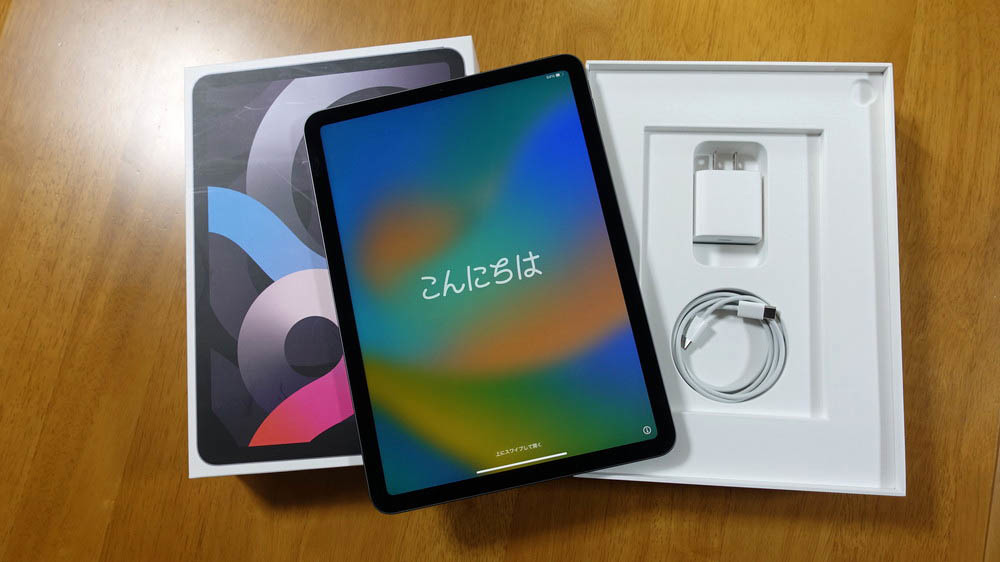 中古品】iPad Air（第4世代）A2316 64GB Wifiモデル スペースグレイ