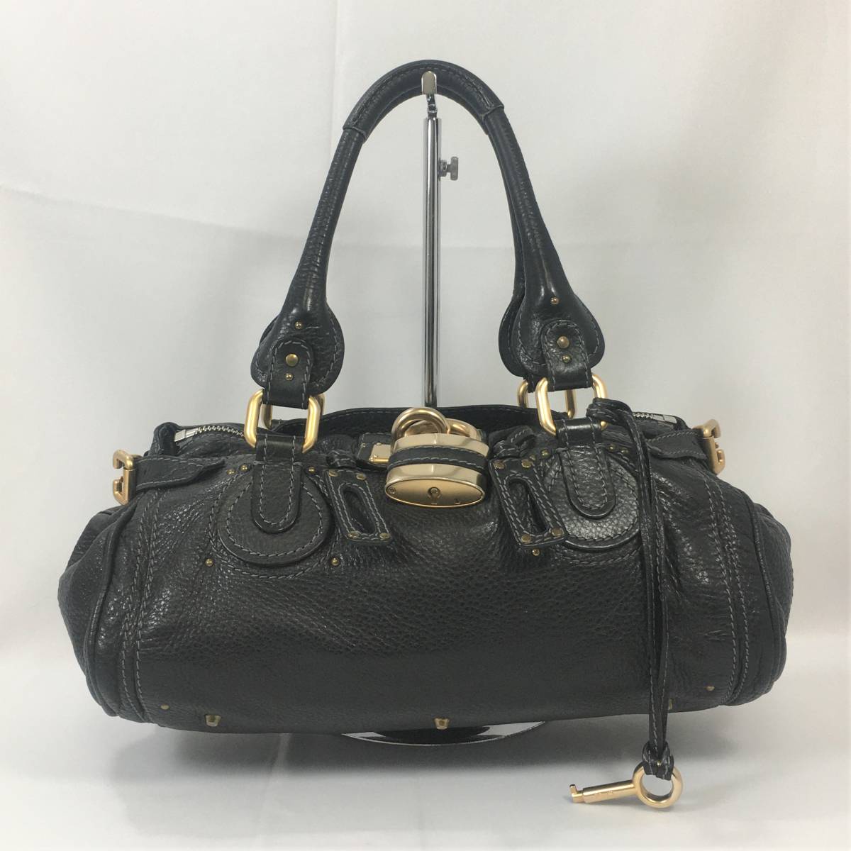 ☆超美品☆ Chloé クロエ パディントン レザーハンドバッグ クロエ パディントン □Chloe クロエ パディントン レザー